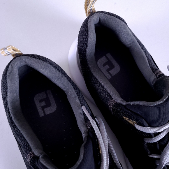 FootJoy FJ Flex Men’s 56103 Black Golf Shoes 11 - Picture 4 of 9